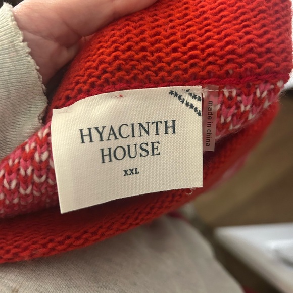 NWT Tuckernuck Hyacinth House Geo knit Mabel Mara midi skirt size XXL Pink Red - Picture 3 of 6